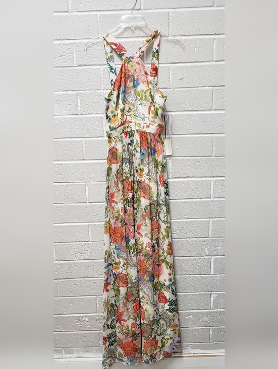 Lulus Dresses & Skirts - Floral Maxi Halter Dress in Multicolor